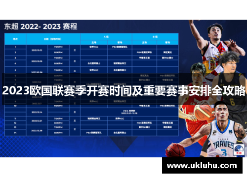 2023欧国联赛季开赛时间及重要赛事安排全攻略